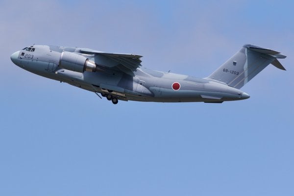 Kawasaki C-2 (68-1203) military transport aircraft (c) flyteam.jp