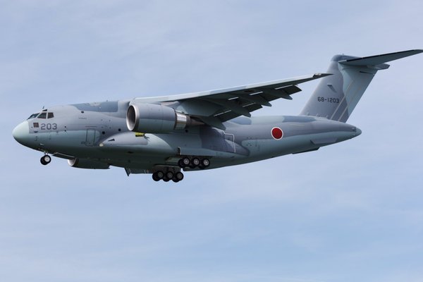 Kawasaki C-2 (68-1203) military transport aircraft (c) flyteam.jp