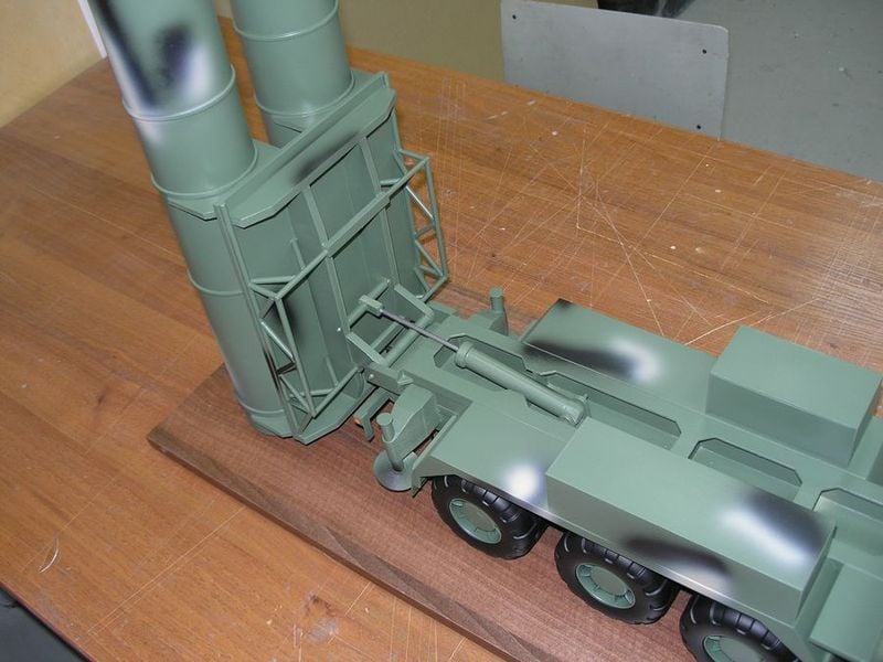 Maqueta de la nueva ruso S-500 «Prometeo» sistema de misiles copy-models.com