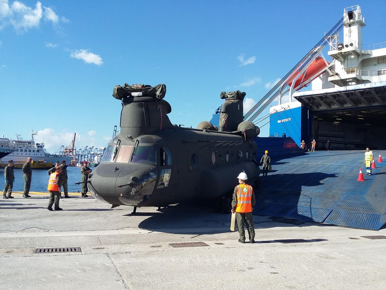 Greece Receives First Ch 47 Chinook Heavy Lift Helicopters