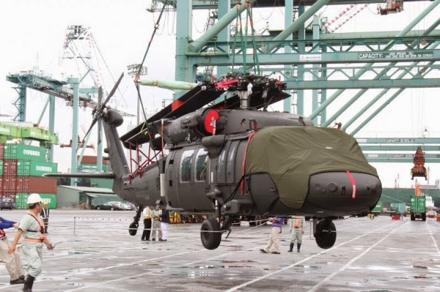 Taiwan's second batch of four army Black Hawk UH-60M helicopters arrive 3