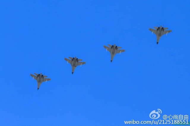 Chinese PLAAF Shenyang J-11s