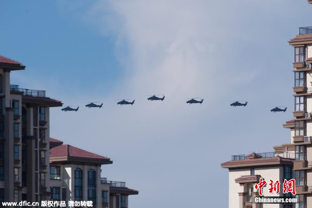 Multiple Chinese PLAAF flypast 6