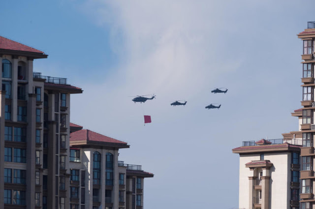Multiple Chinese PLAAF flypast 7