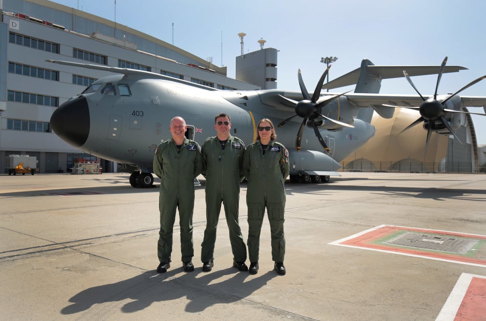 A400M transport aircraft is delivered to the Royal Air Force 2