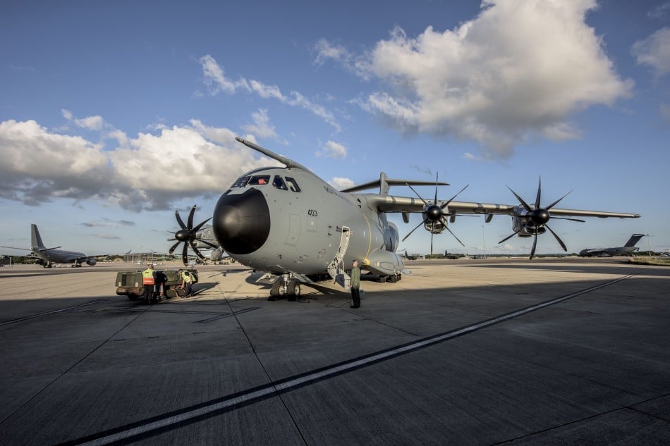 A400M transport aircraft is delivered to the Royal Air Force 3