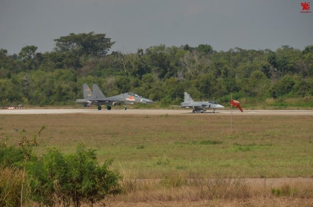 Thailand Gripens and Chinese PLAAF J-11 joint exercises 2