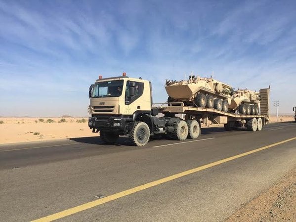 Saudi is sending reinforcements to its Southern border with Yemen to stop the advances of Houthis rebels 3
