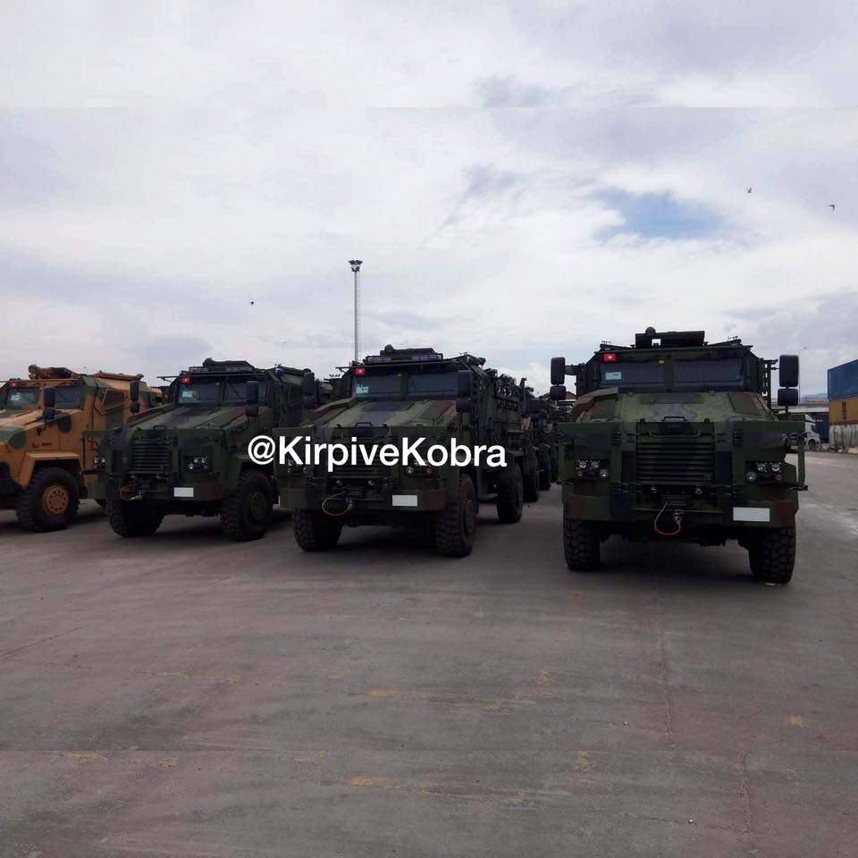 35 Kirpi MRAP 4x4 ready for shippment to Tunisia in Izmir/Turkey  (c)Kirpi ve Kobra