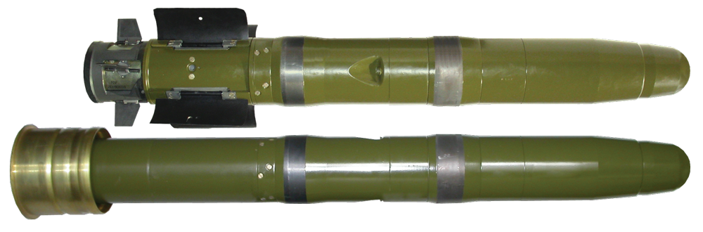 FALARICK 105 round comprising antitank guided missile