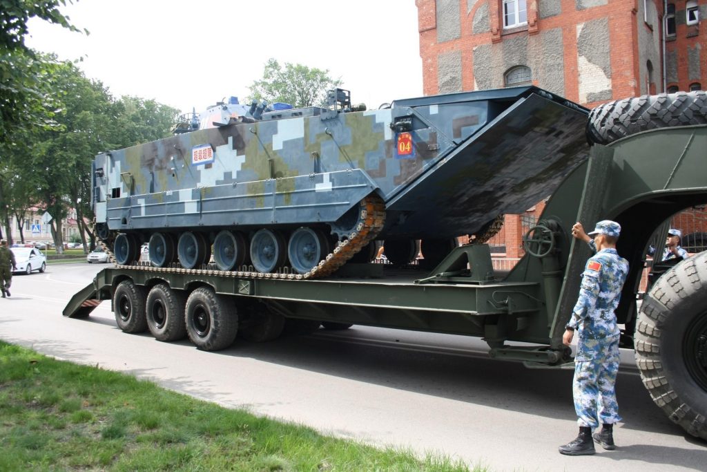 ZBD-05 Amphibious Infantry Fighting Vehicle in Russia. Photo by  vesti-kaliningrad.ru