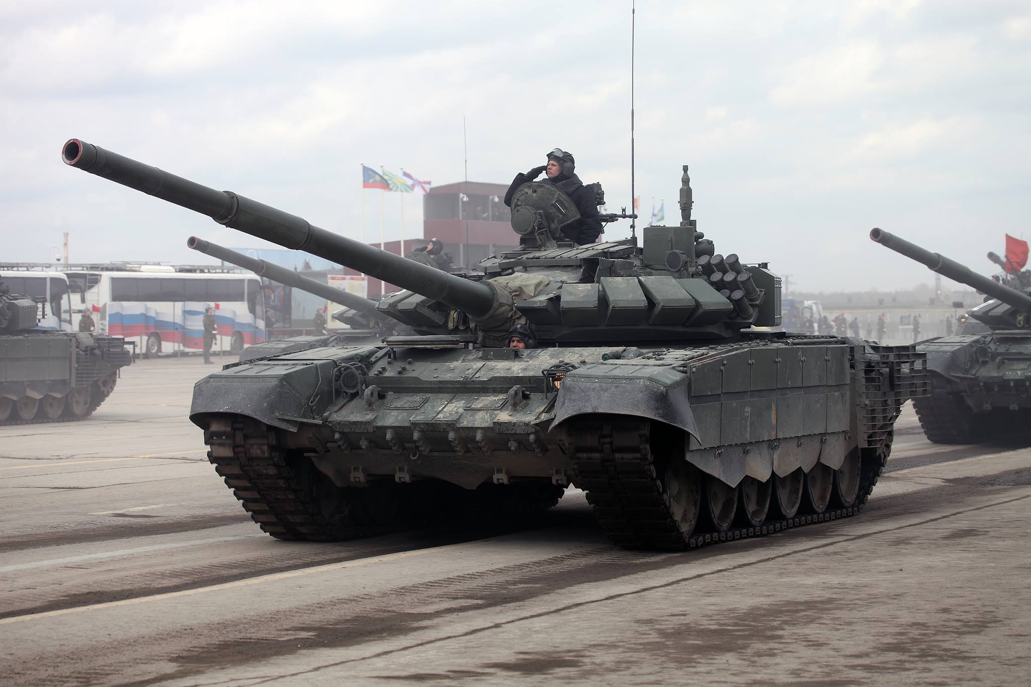 Modernised T 72b3 Main Battle Tanks To Debut In Victory Day Parade In Russia