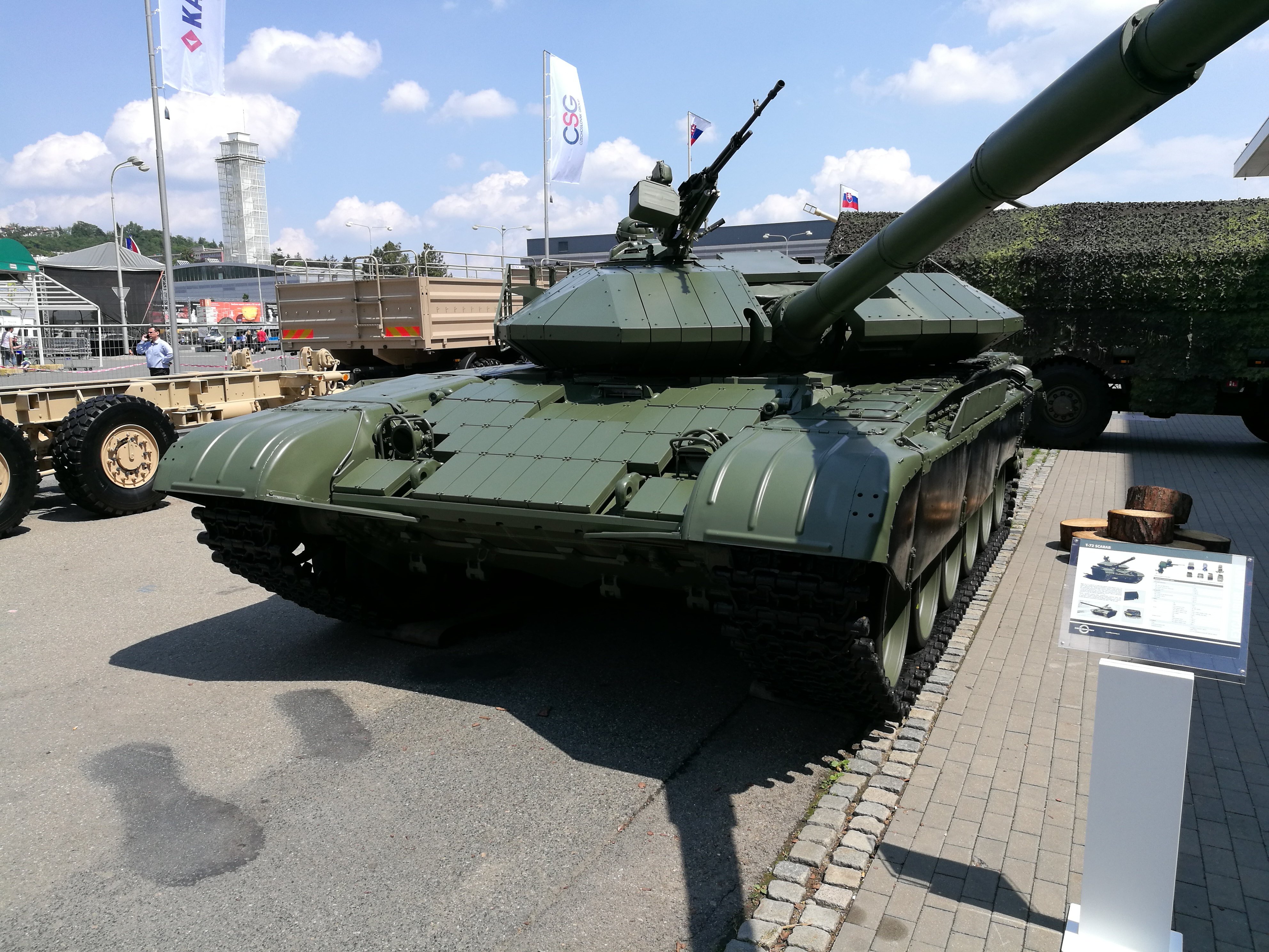 Excalibur Offers T 72 Scarab For Replacing Soviet Made Main Battle Tanks In Czech Army