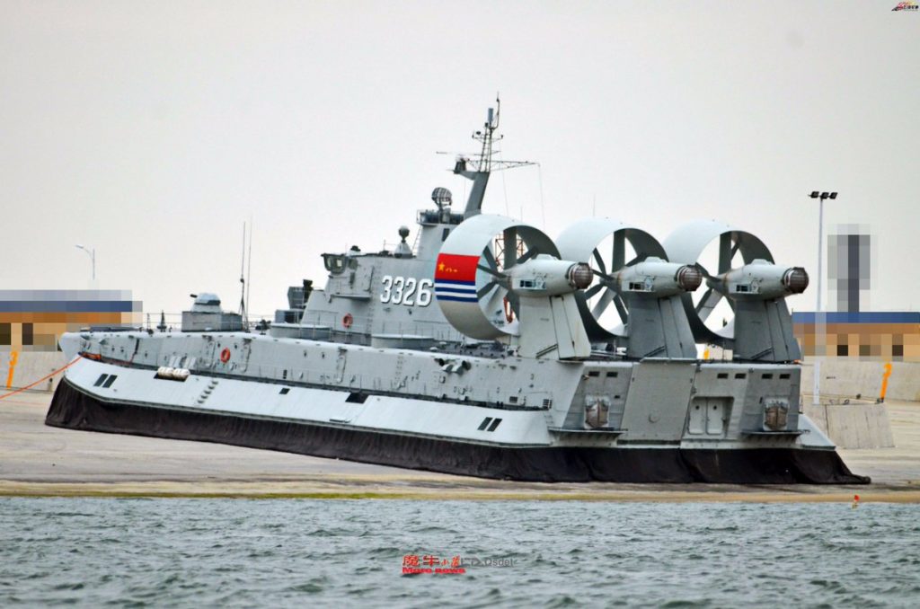 Fifth Zubr-class large air-cushion landing craft spotted in China