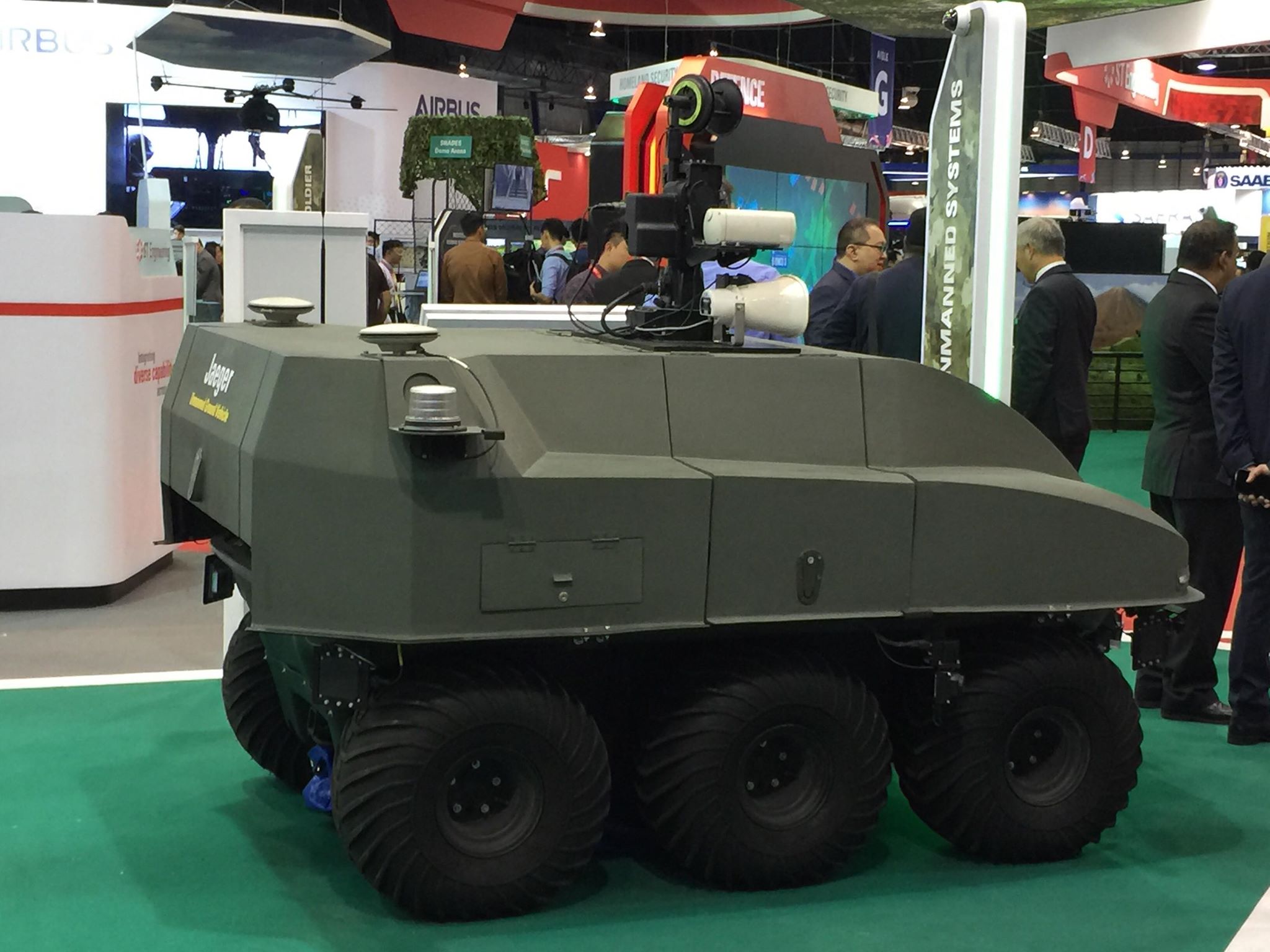 St Engineering Unveils New Jaeger 6 Unmanned Ground Vehicle