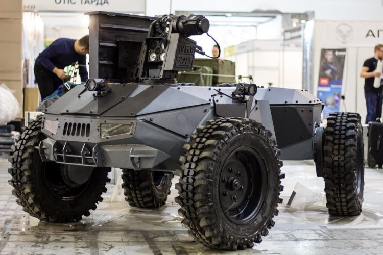 Global Dynamics unveiled modern unmanned ground vehicle with Shablya RWS