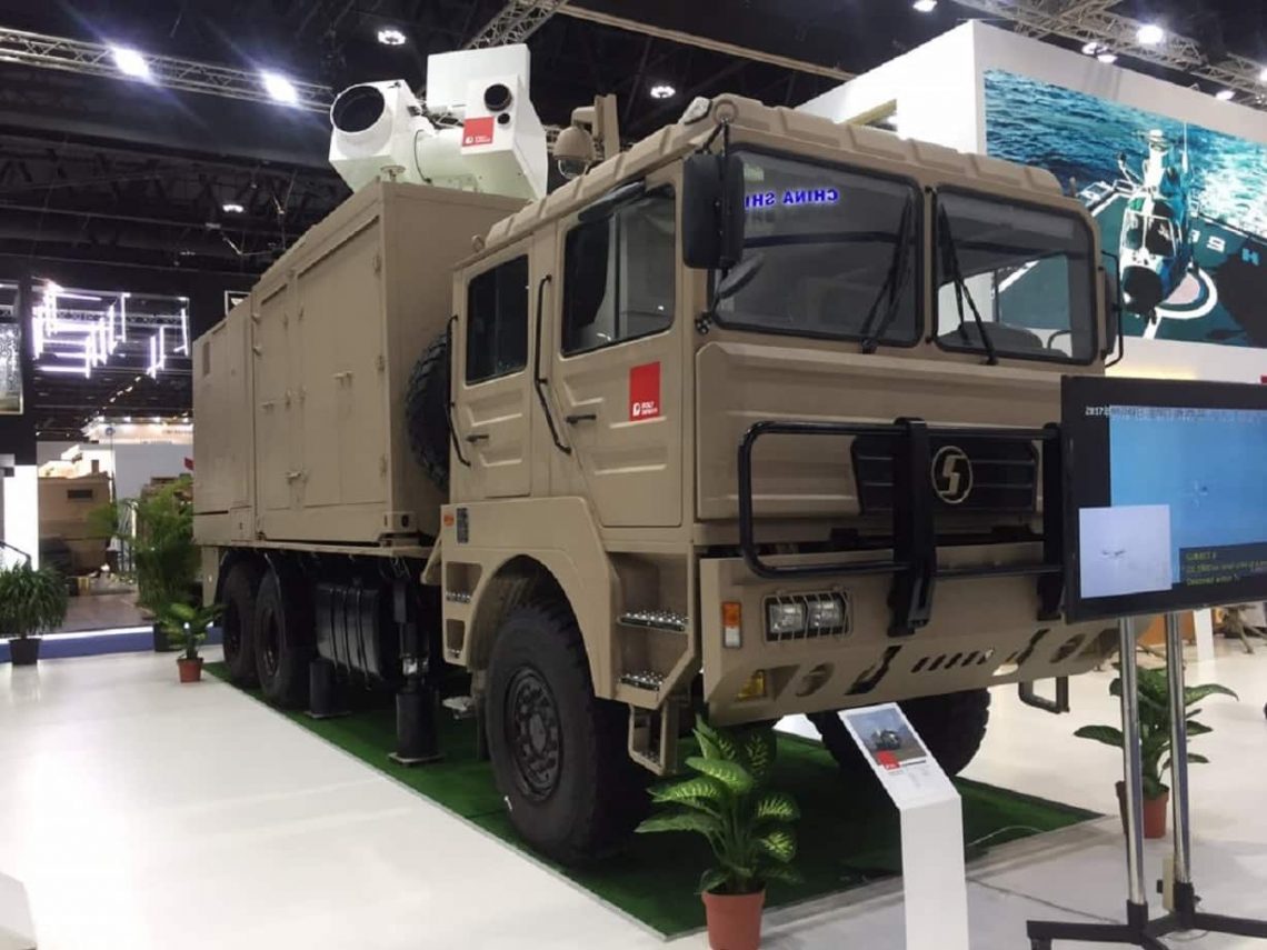 China showcases mobile laser weapon system at IDEX 2019