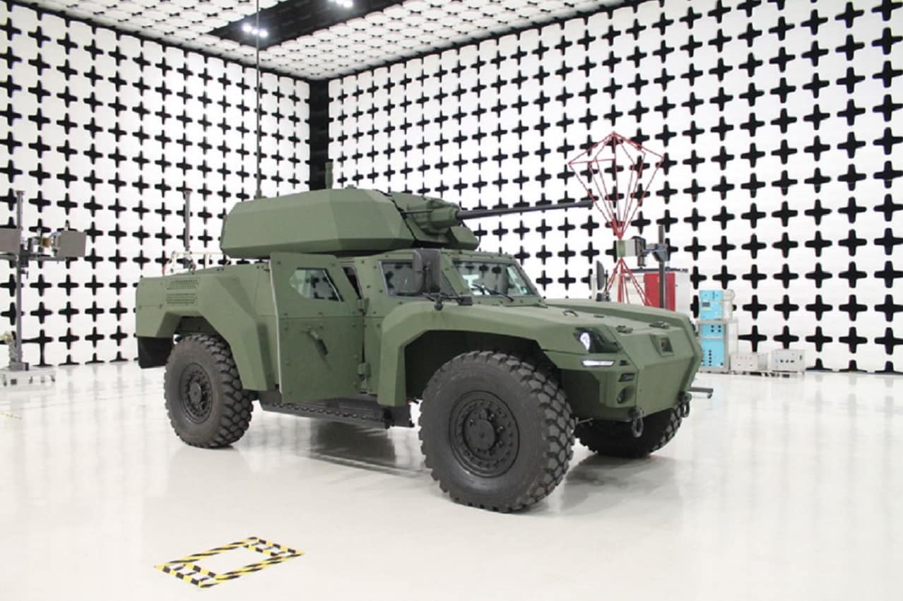 Turkish company unveils modern electric armored vehicle
