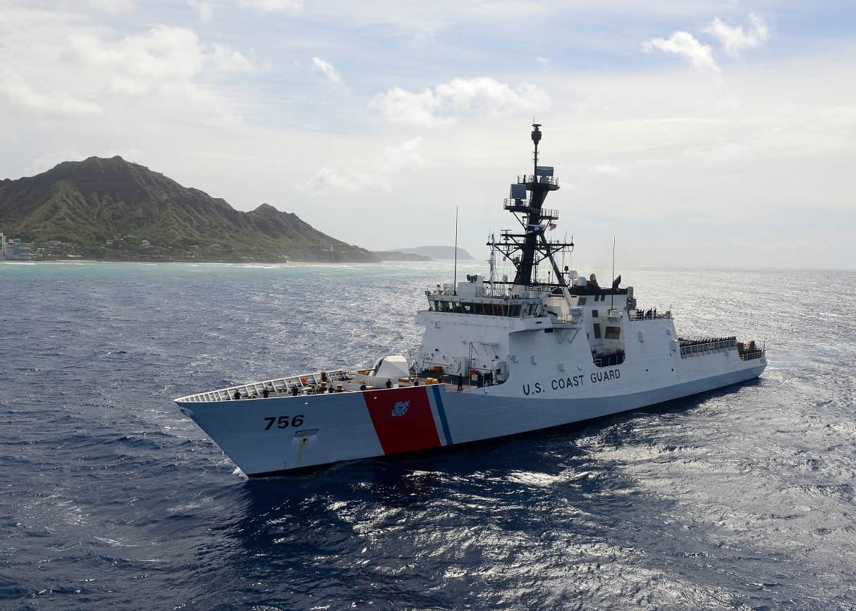 U.S. Coast Guard’s newest Cutter arrives at its new homeport in Hawaii ...