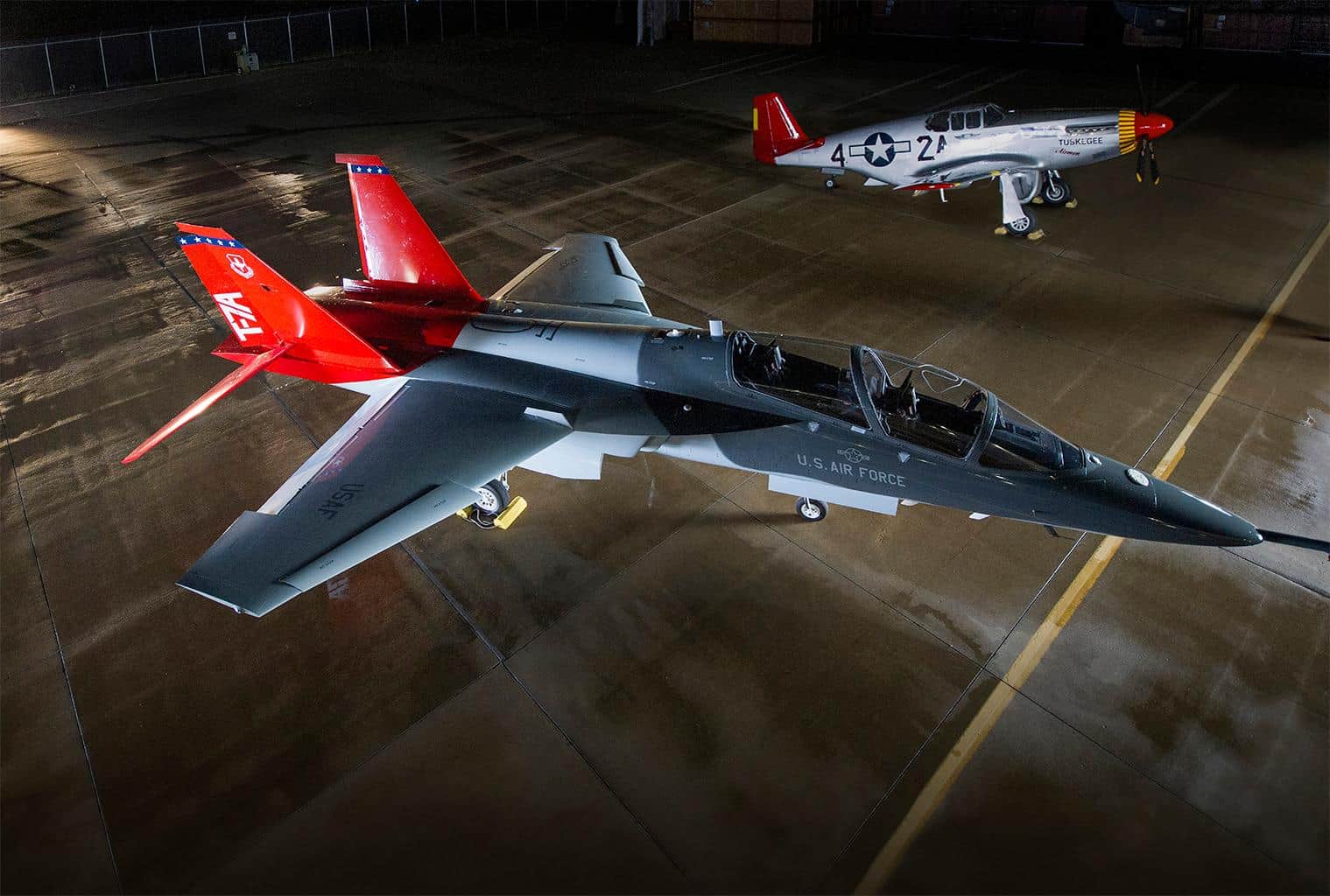 U S Air Force S New Trainer Aircraft Officially Named T 7a Red Hawk