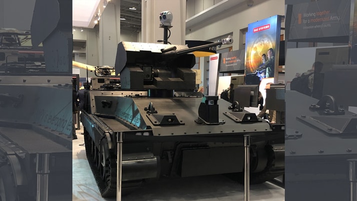 BAE Systems debuts Robotic Technology Demonstrator during AUSA 2019