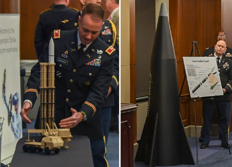 U S Army Displays Model Of New Hypersonic Weapon
