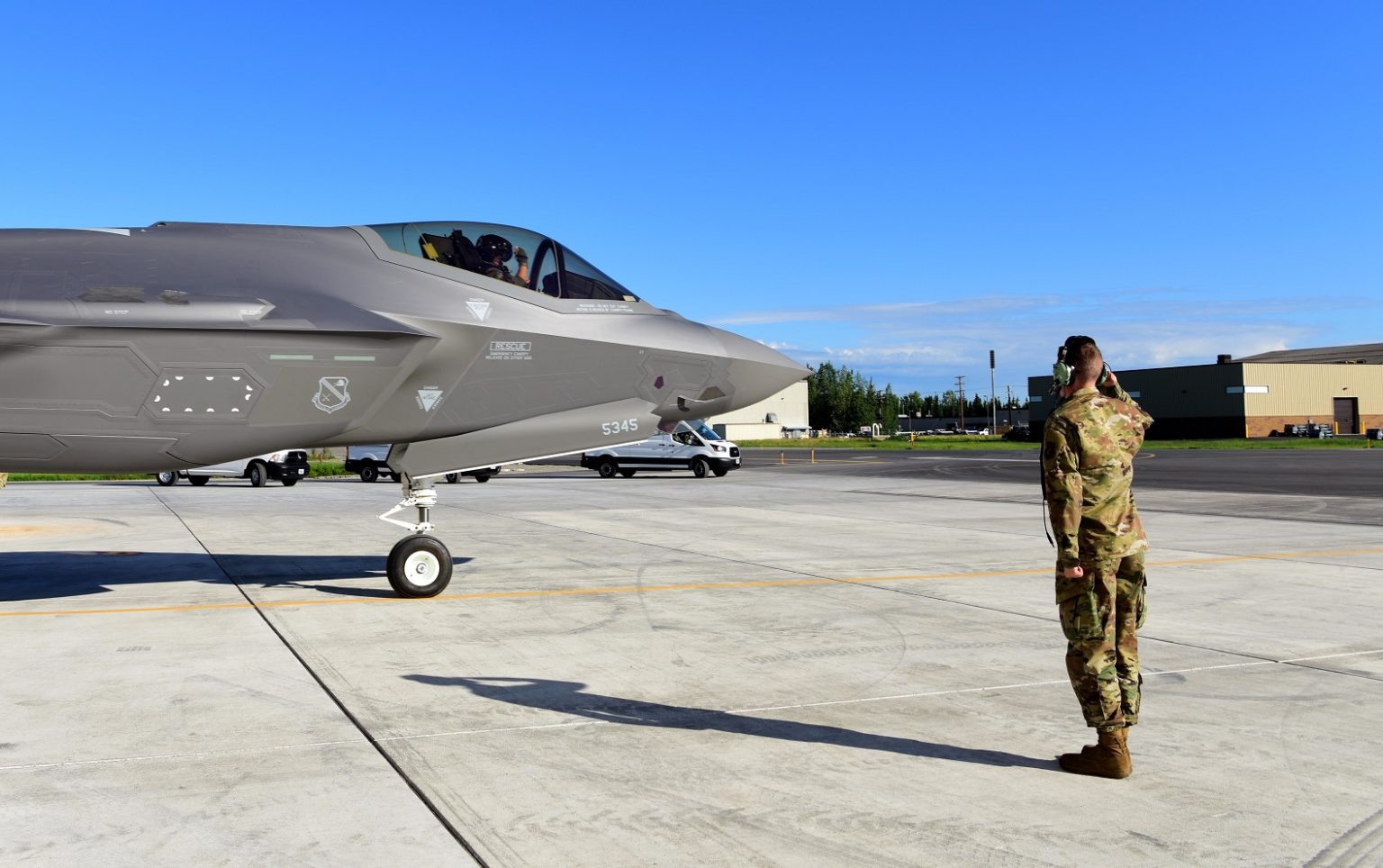 Eielsons F 35a Stealth Fighters Hit 100 Sortie Milestone