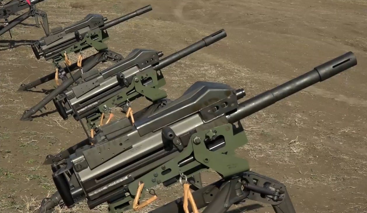Georgian Army receives M2 machine guns, MK19 grenade launchers
