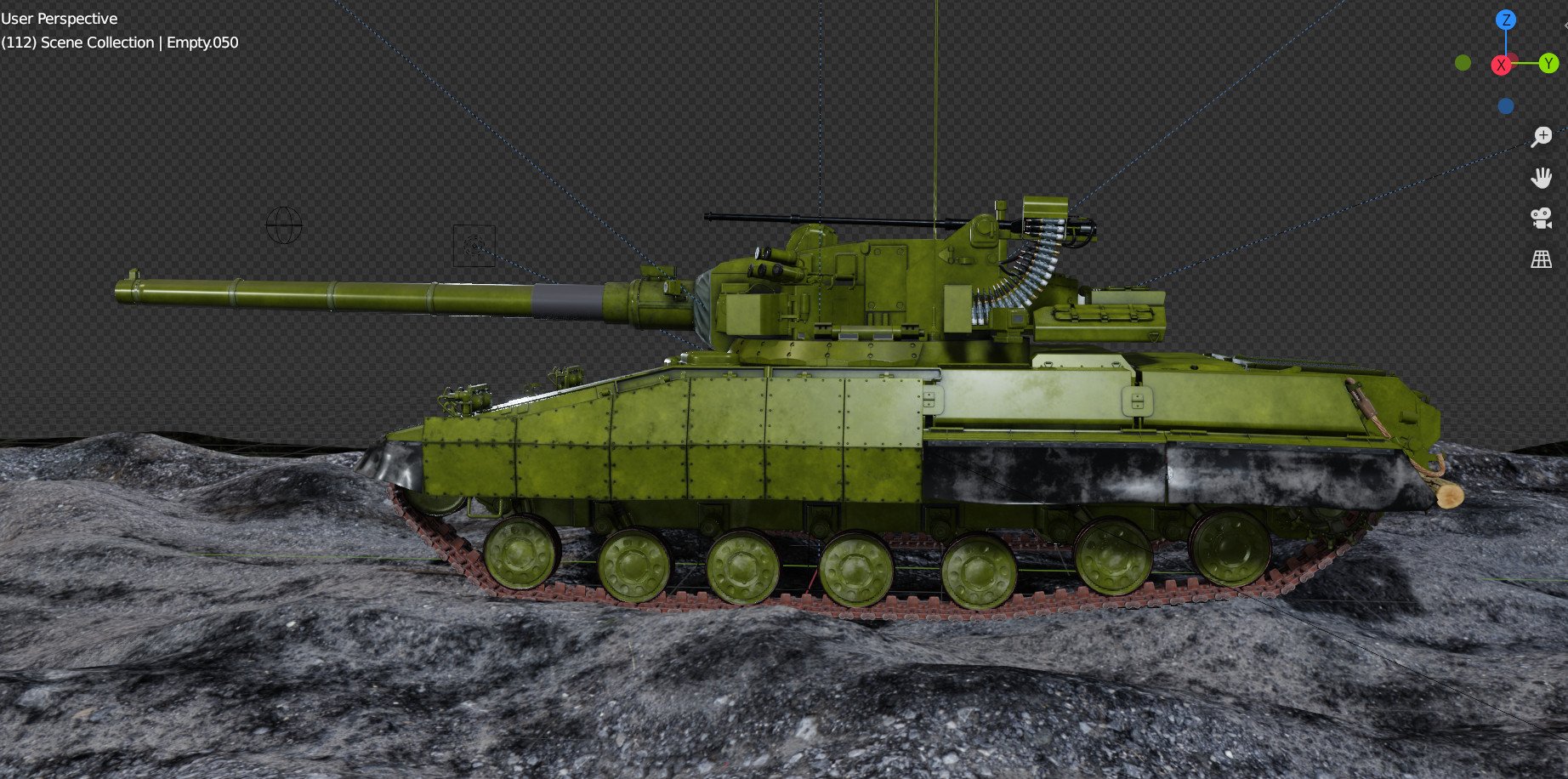Rendering of Object 477 by the xmszeon.