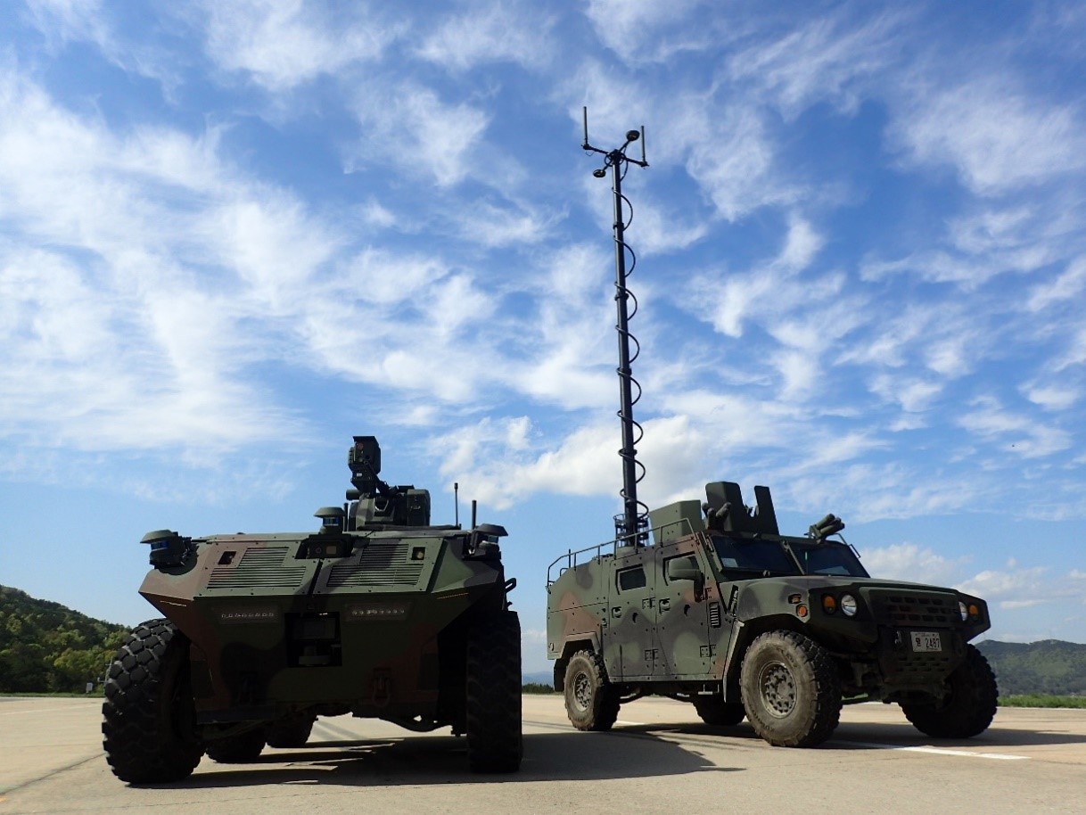 Korean defense firm showcases concept stealth ground vehicle 