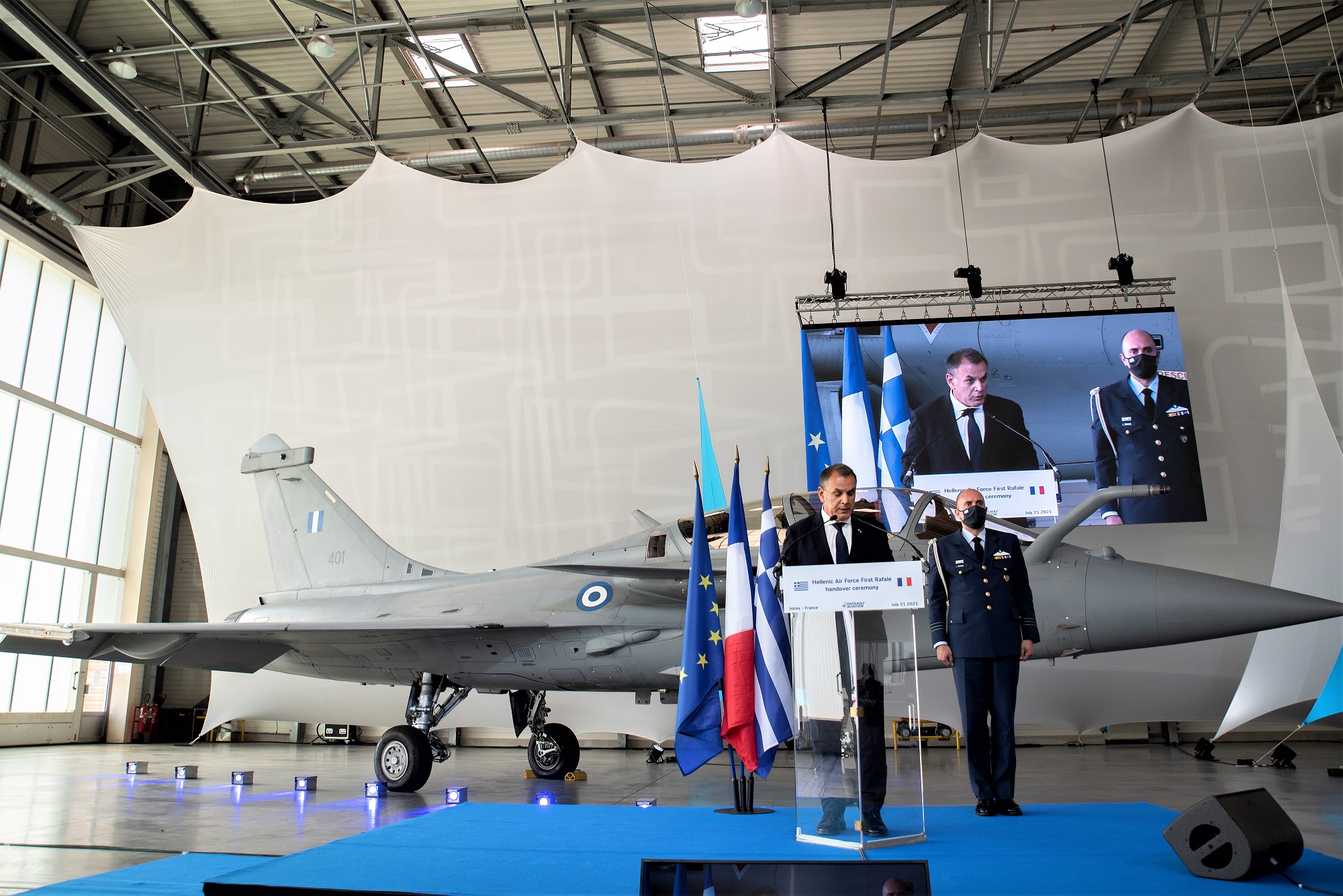 Hellenic Air Force receives first Rafale fighter on order from Dassault  Aviation