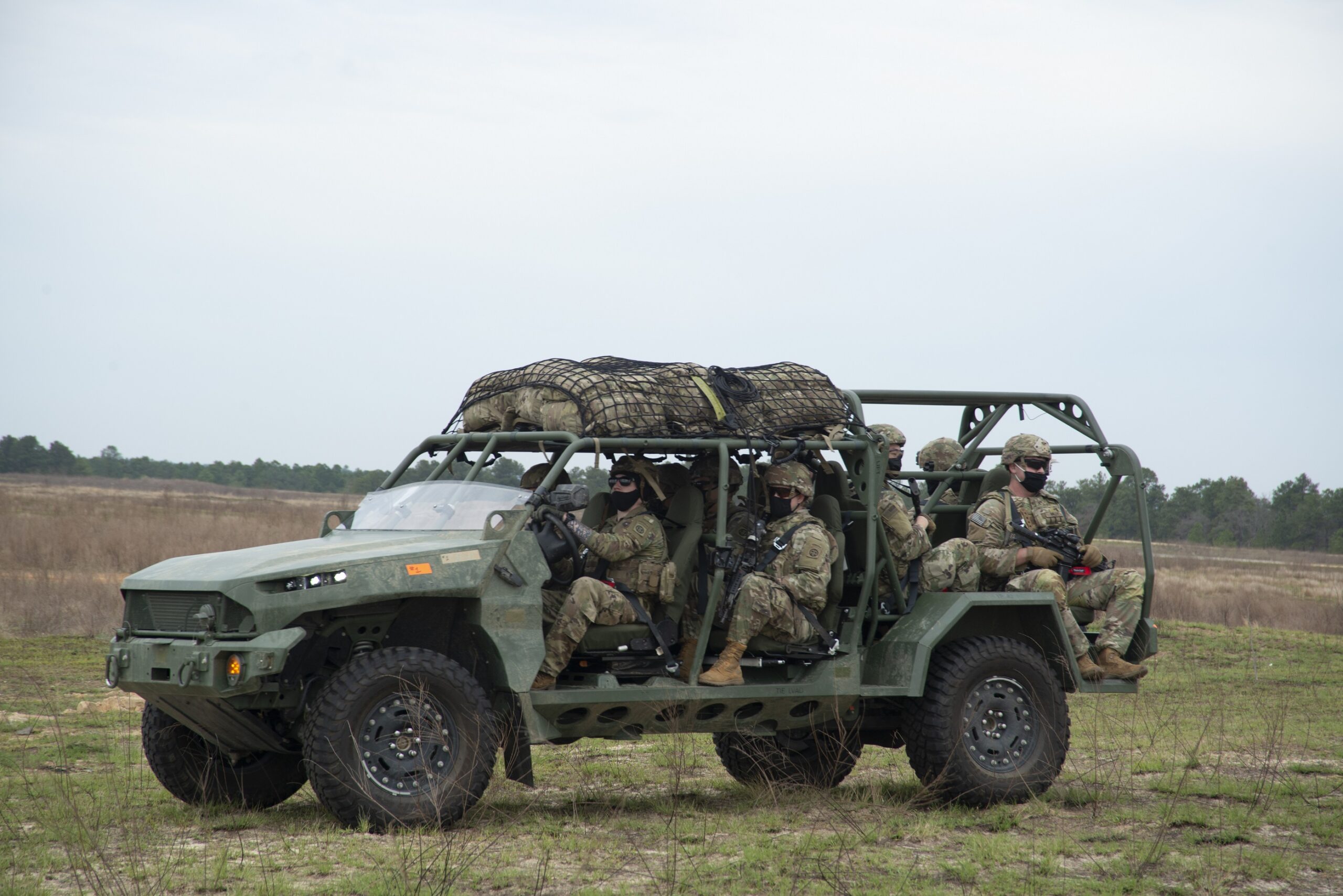 u-s-army-conduct-airdrop-tests-of-new-infantry-squad-vehicle-at-ft-bragg