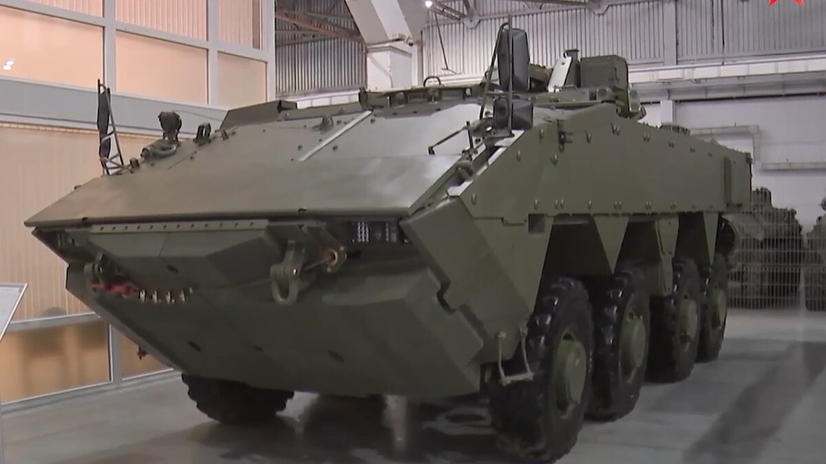 Russia unveils improved version of its new armored personnel carrier