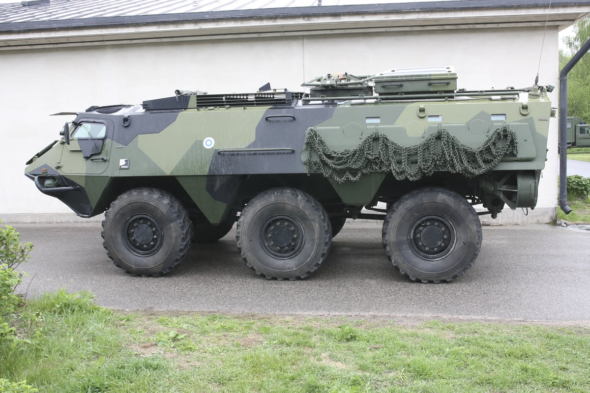 Patria upgrade fleet of Finnish XA-180 armored vehicles