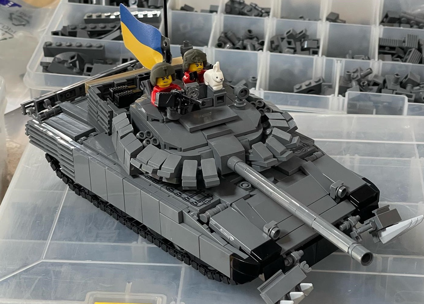 Lego tanks raised $220K to support Ukrainian heroes on the frontlines