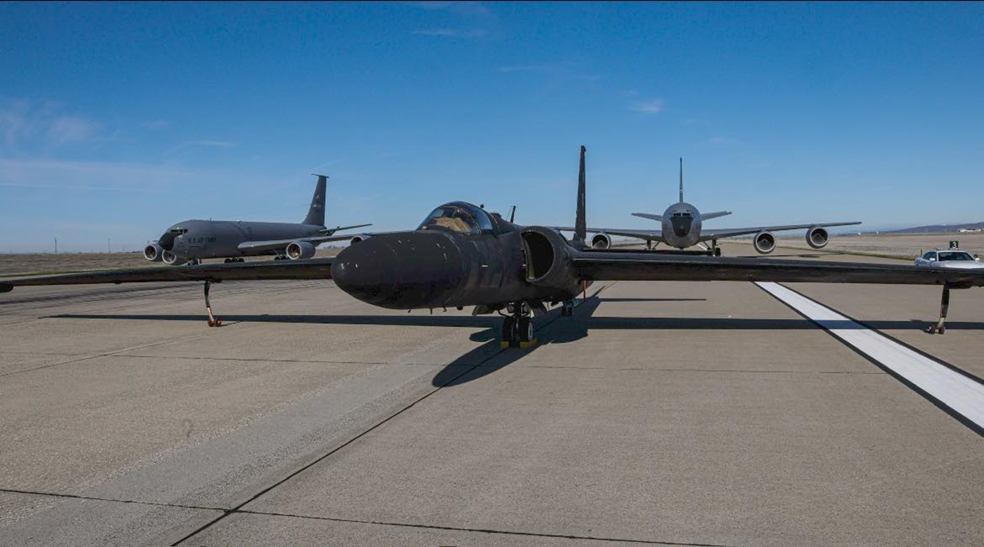 US Air Force stages ‘Elephant Walk’ featuring legendary U-2 spy planes