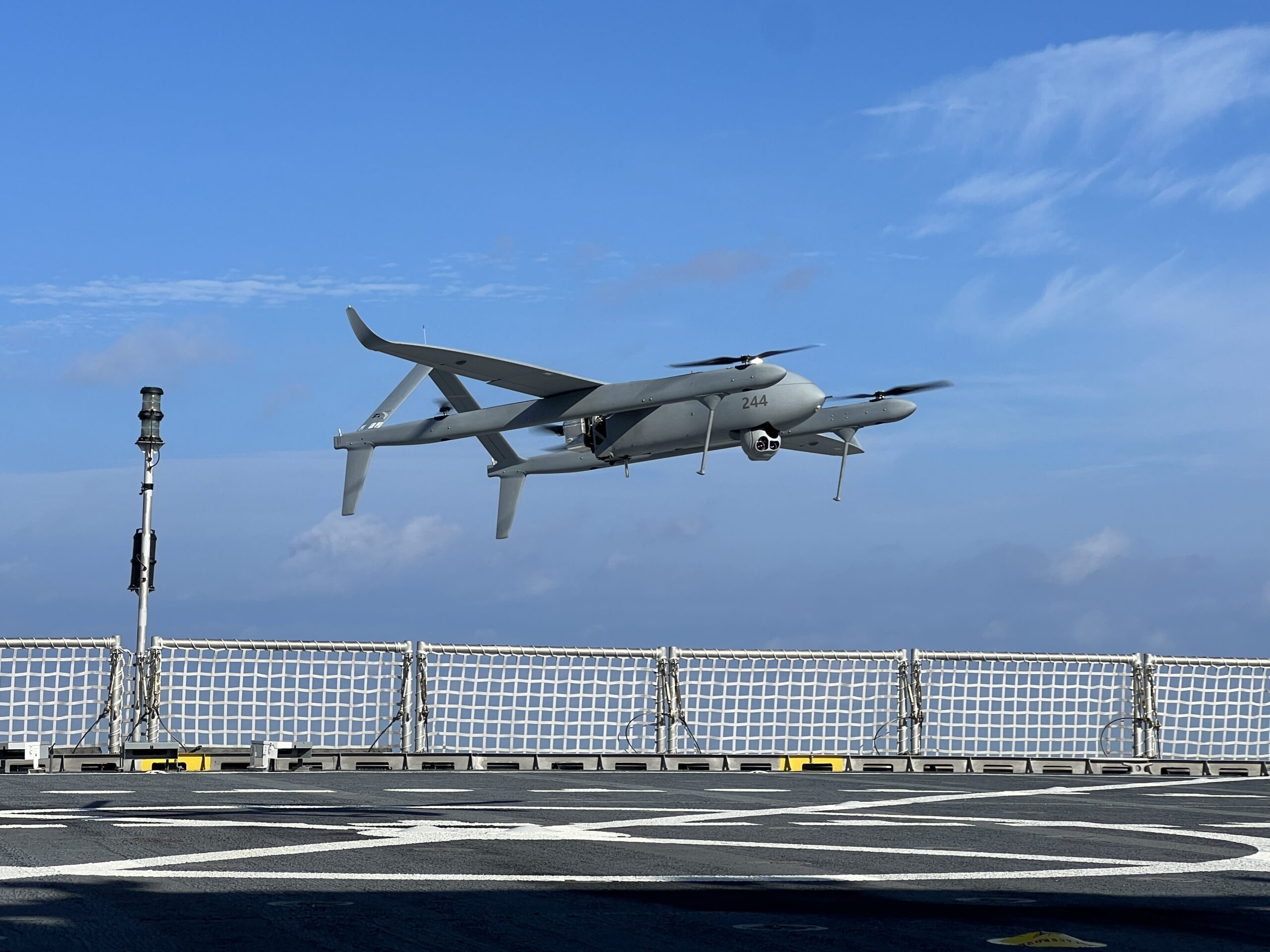 Aerosonde drone takes first flight aboard Littoral Combat Ship