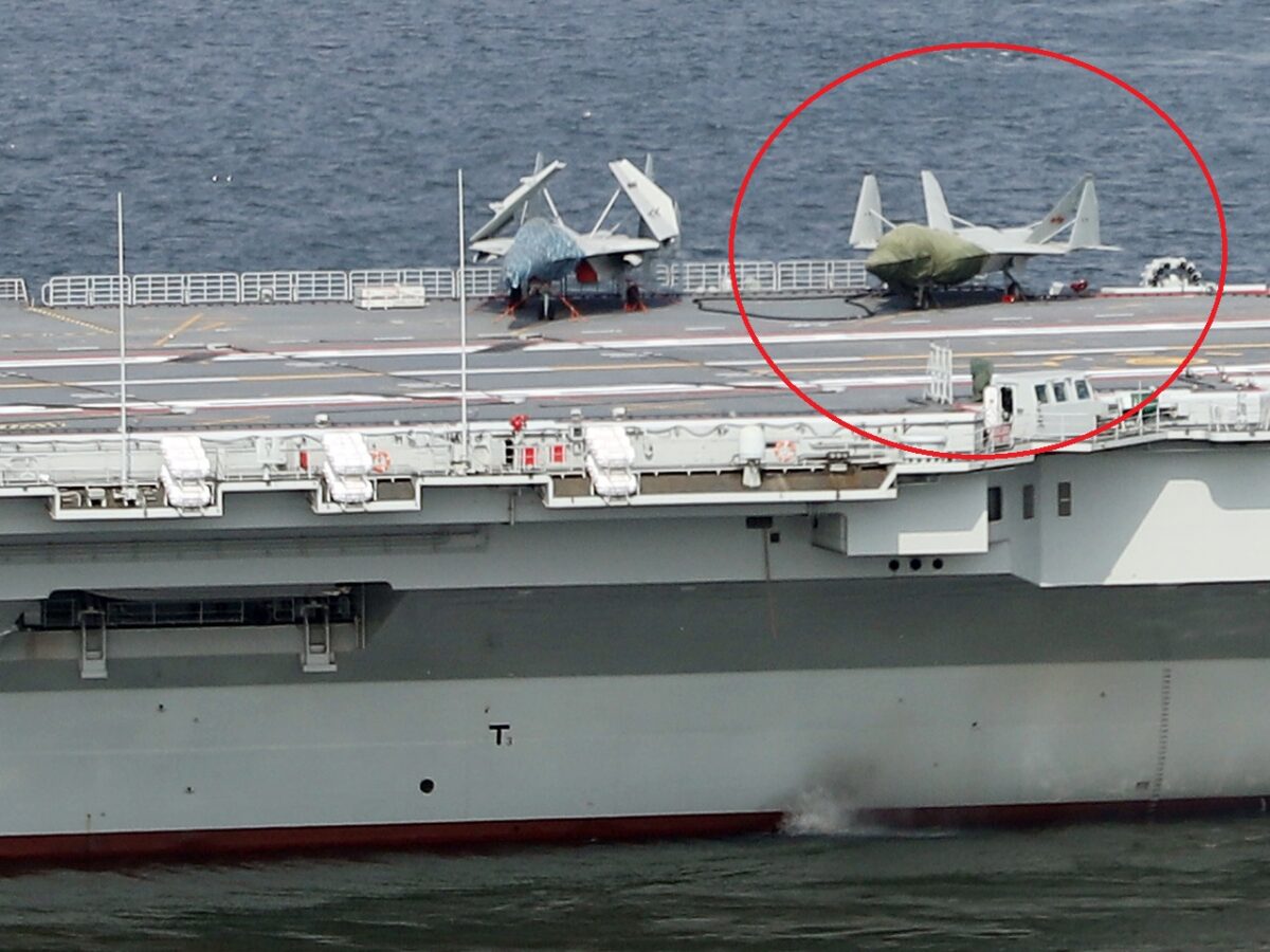 China's new J-35 fighter begins trials on aircraft carrier