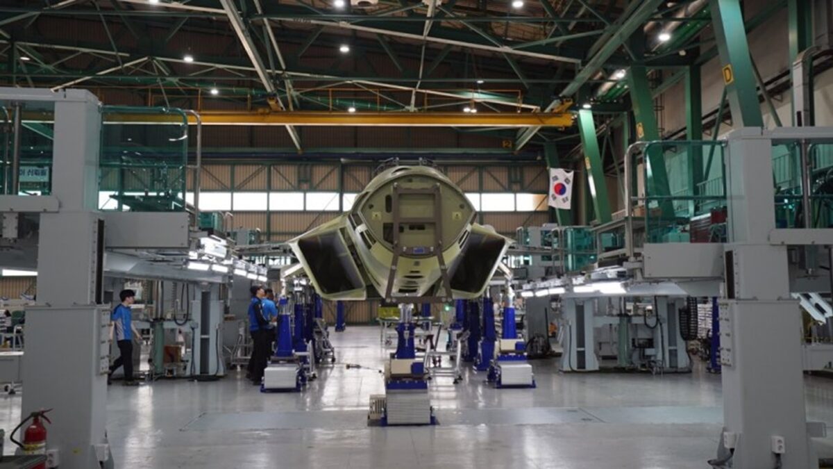 First KF-21 production jet nears completion