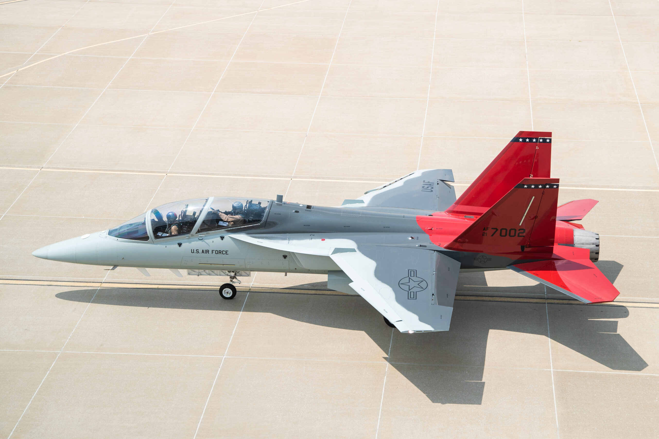 File photo of the T-7A Red Hawk by Chase Kohler