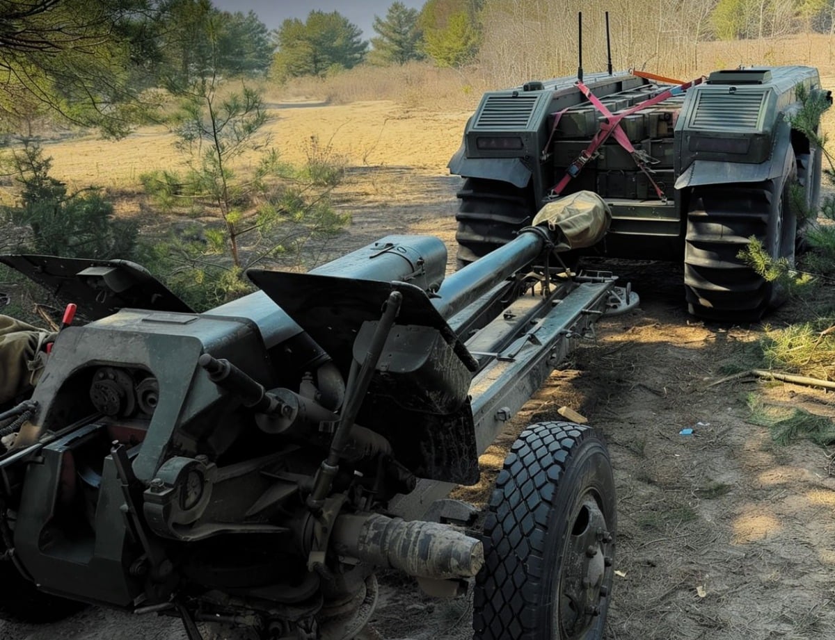 Why Towing Heavy Artillery With Uncrewed Vehicles Is Military Marketing Nonsense